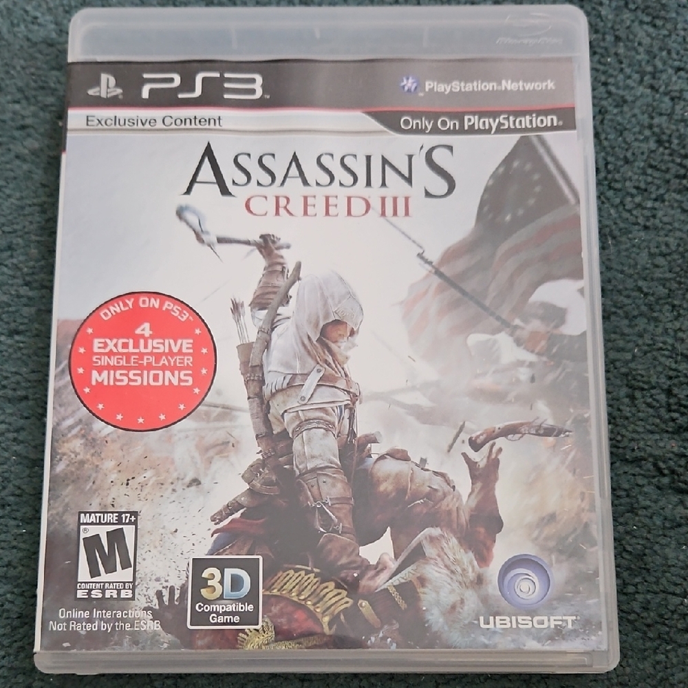 Assassin's Creed III for PS3 -